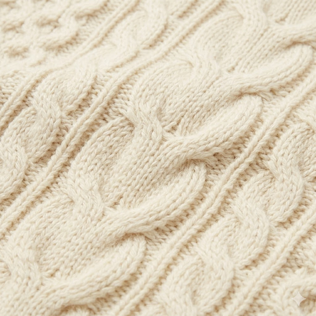 Chunky Cashmere Cable-Knit Sweater