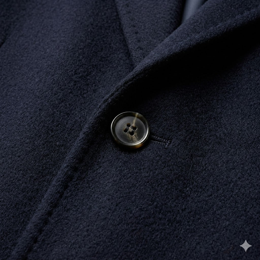 Classic Cashmere-Blend Epsom Coat